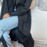 Abaya Fabric Light Velvet and Chiffon